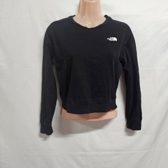 The North Face Long Sleeve Crop Top Women Size XS Black - Picture 14 of 14